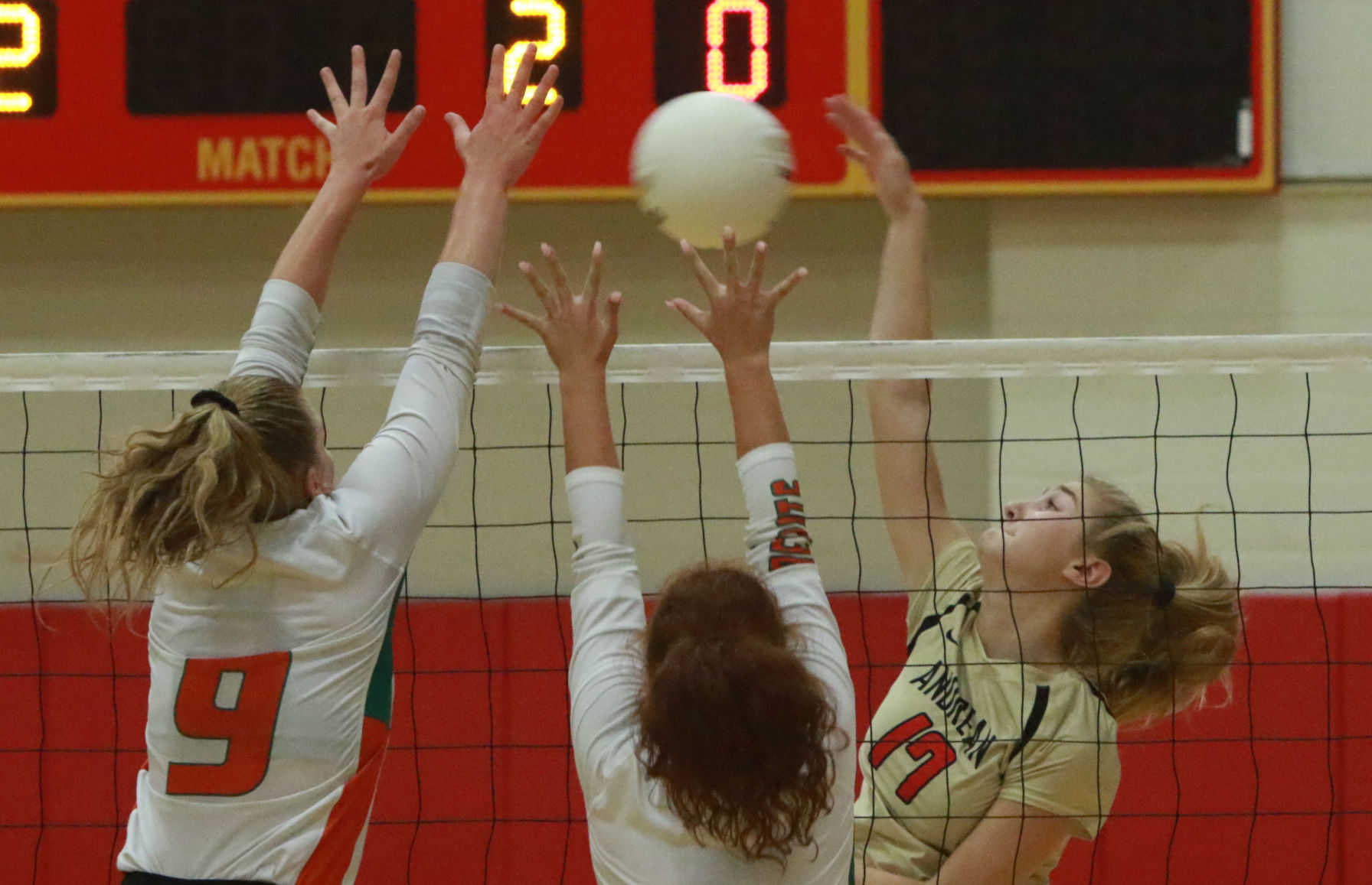 Girls volleyball - Wheeler at Andrean